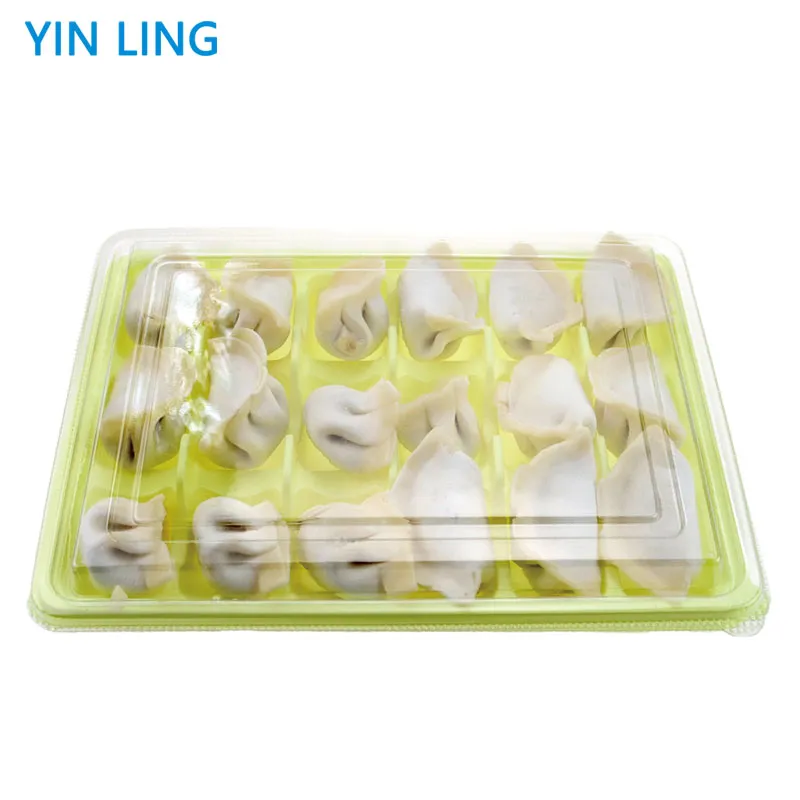 Dumpling disposable plastic bawm .